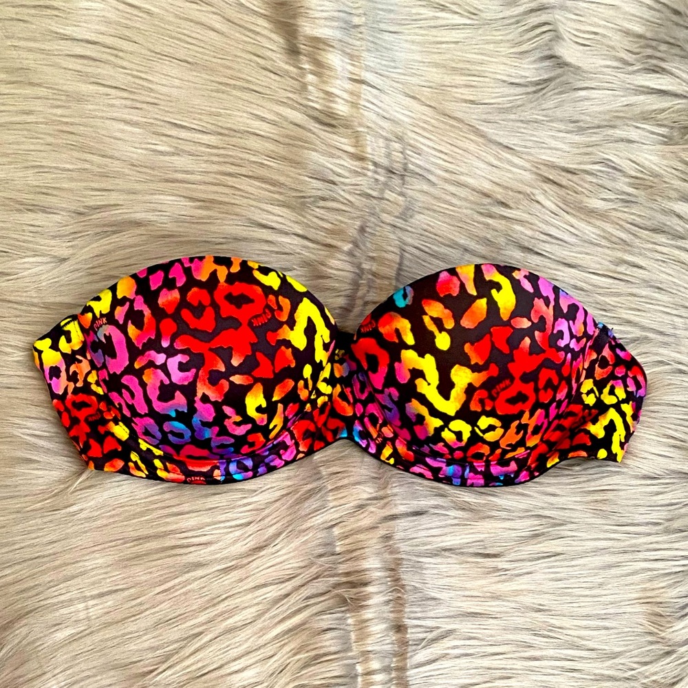 Vintage Y2K Victoria’s Secret Multi Way Push Up Leopard Print Bra